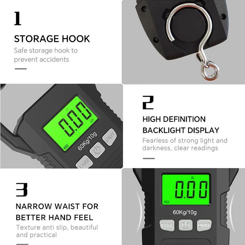60kg/10g LCD Digital Hanging S – Tape Dispenser Weighted recenzja i cena