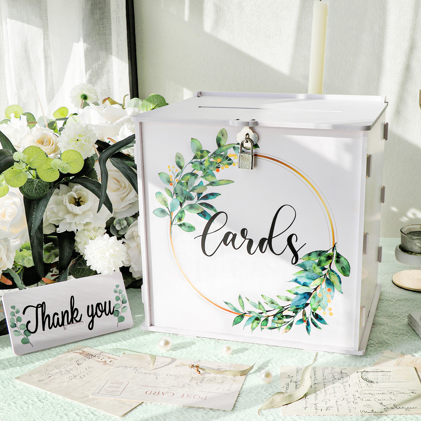 Wedding Card Box with Lock, PV – Card Index Box recenzja i cena