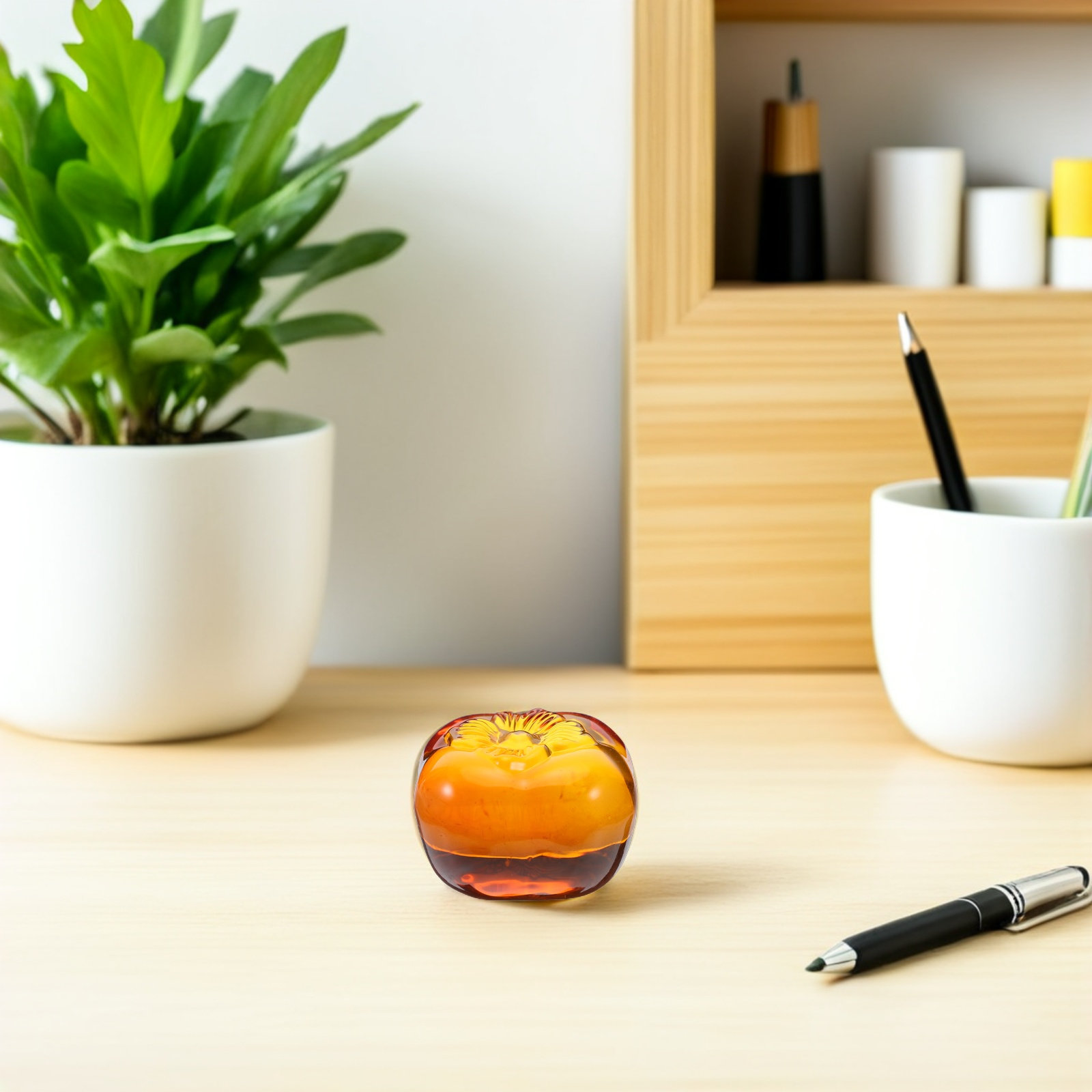 Realistic Glass Persimmon Pape – Book Weight Glass recenzja i cena