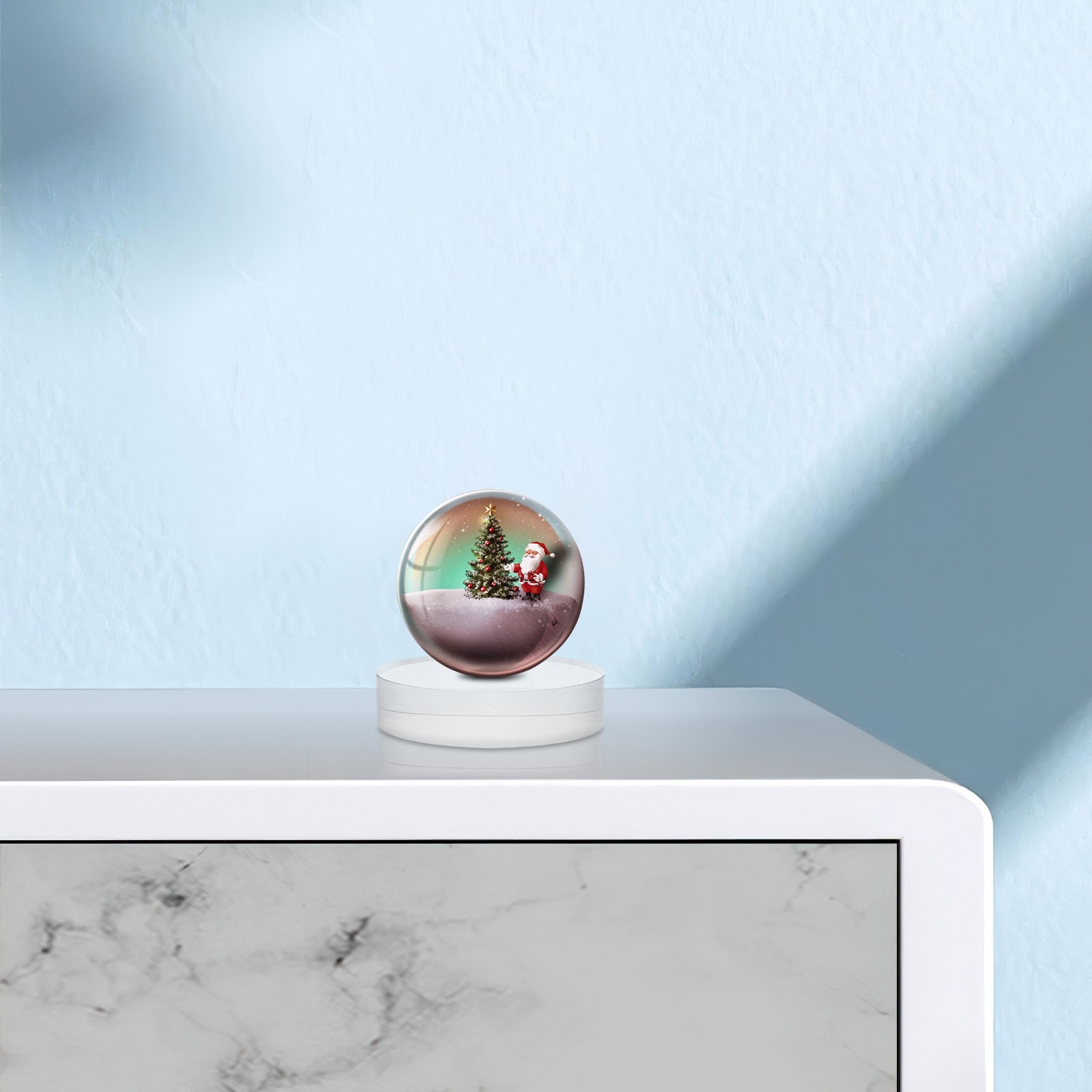 Crystal Clear Round Glass Pape – Paper Weight Crystal recenzja i cena