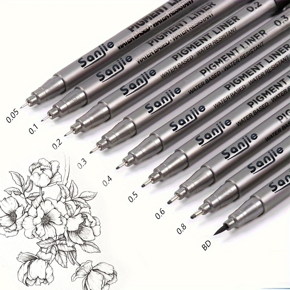 9-Piece Fine Line Waterproof I – Correction Pen Fine recenzja i cena