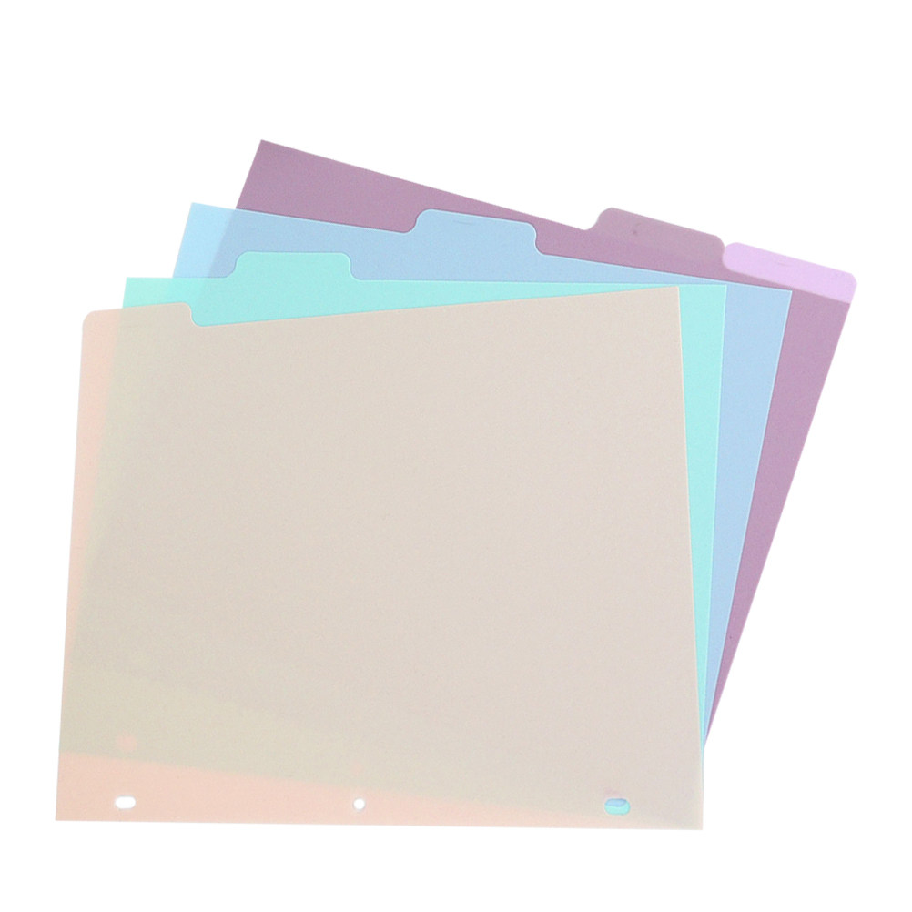 1Set Frosted PP Binder Divider – Tab Divider A4 recenzja i cena