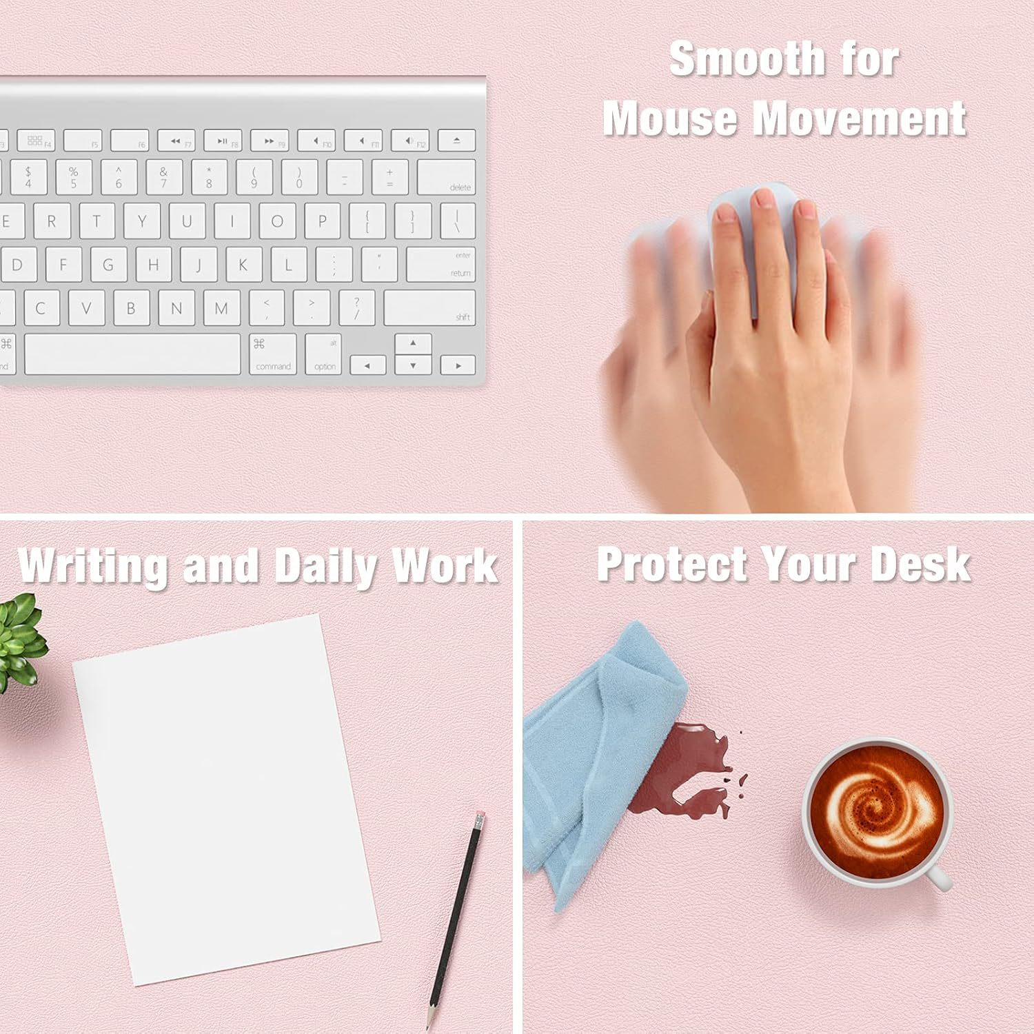 1 Pcs Large Size 60*30mm Offic – Leather Desk Pad recenzja i cena