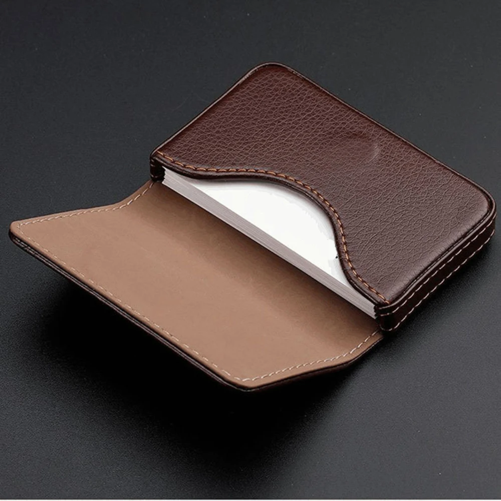 Sized Stitched PU Leather Cred – Index Card Holder recenzja i cena