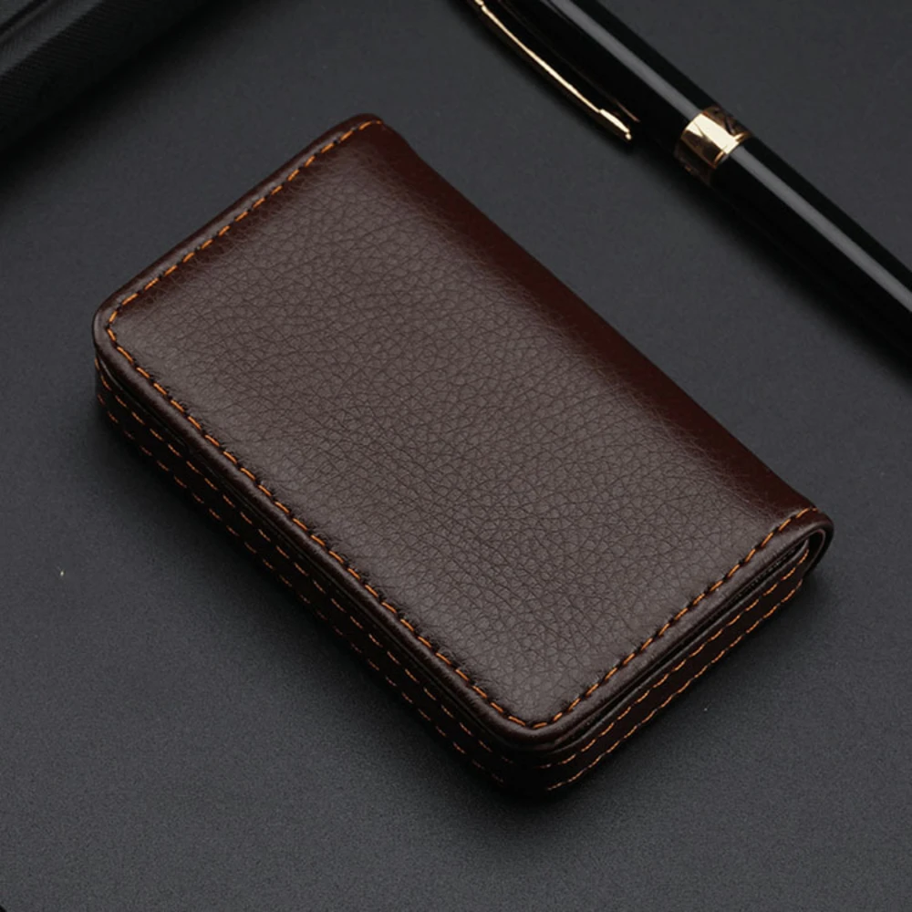Sized Stitched PU Leather Cred – Index Card Holder recenzja i cena