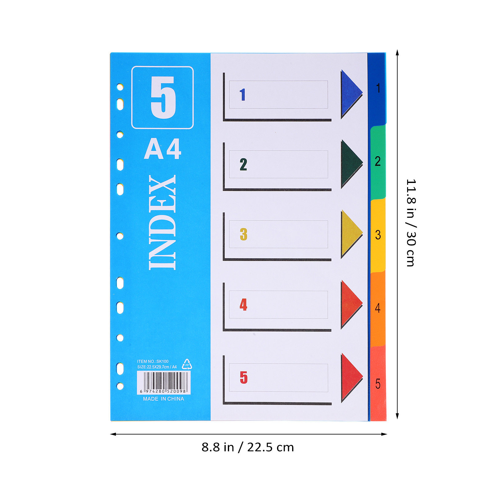 2Pcs A4 Plastic Binder Divider – Tab Divider A4 recenzja i cena