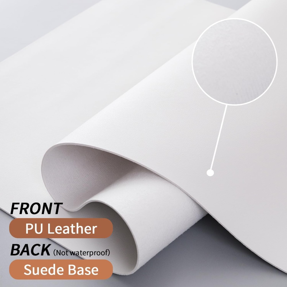 Bloss White Desk Mat, Waterpro – Leather Desk Pad recenzja i cena