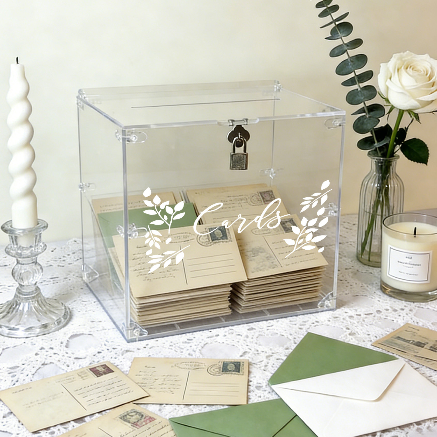 Acrylic Wedding Card Boxes wit – Card Index Box recenzja i cena
