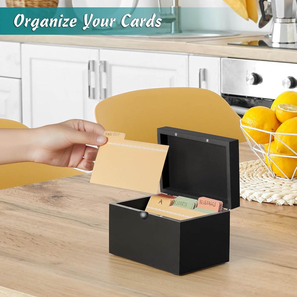 Wooden 3x5 Index Card Holder w – Index Card Holder recenzja i cena