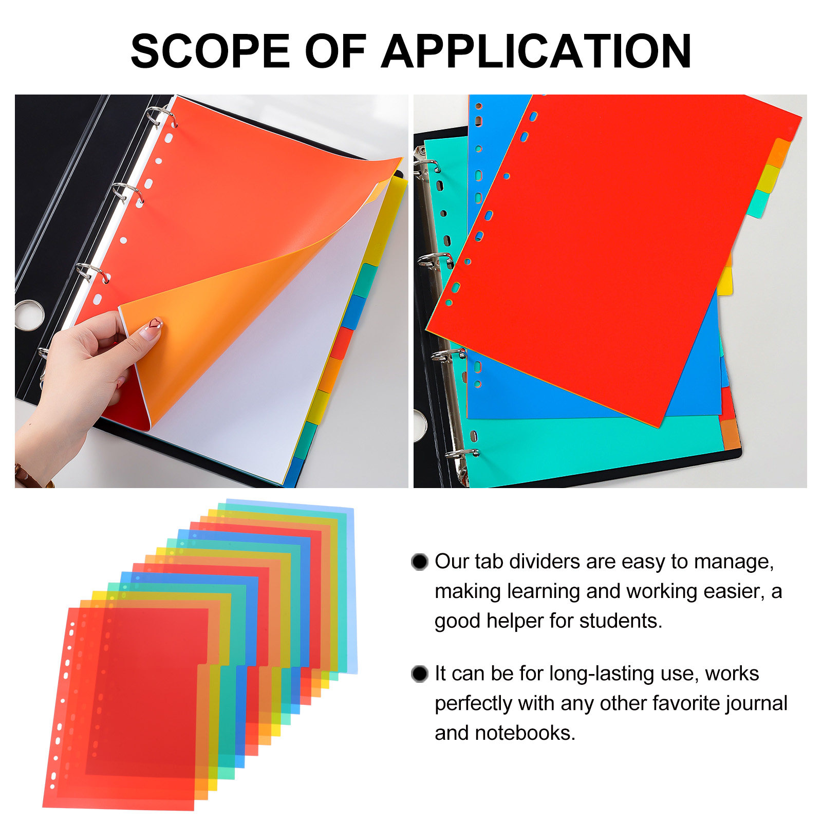 1Set Index Binder Dividers A4  – Tab Divider A4 recenzja i cena