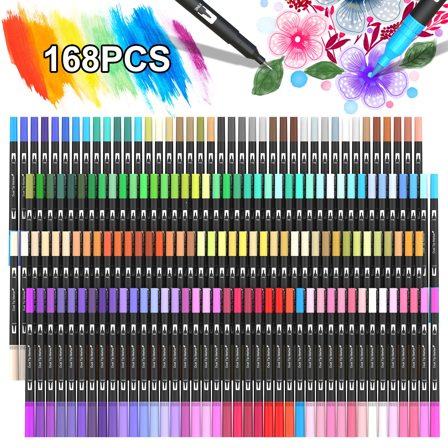 Dual Brush Pens Art Markers, 2 – Correction Pen Fine recenzja i cena
