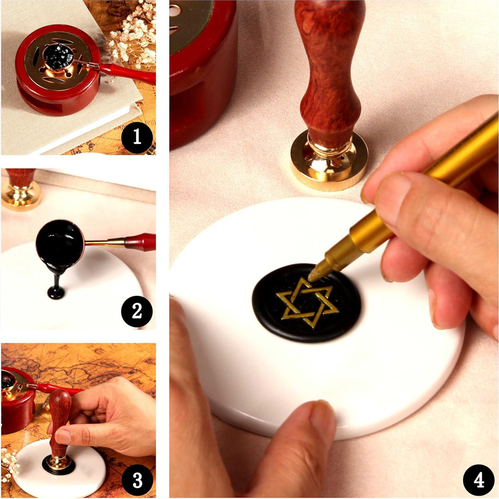 Customized Logo Wax Seal Stamp – Wax Seal Stamp Set recenzja i cena