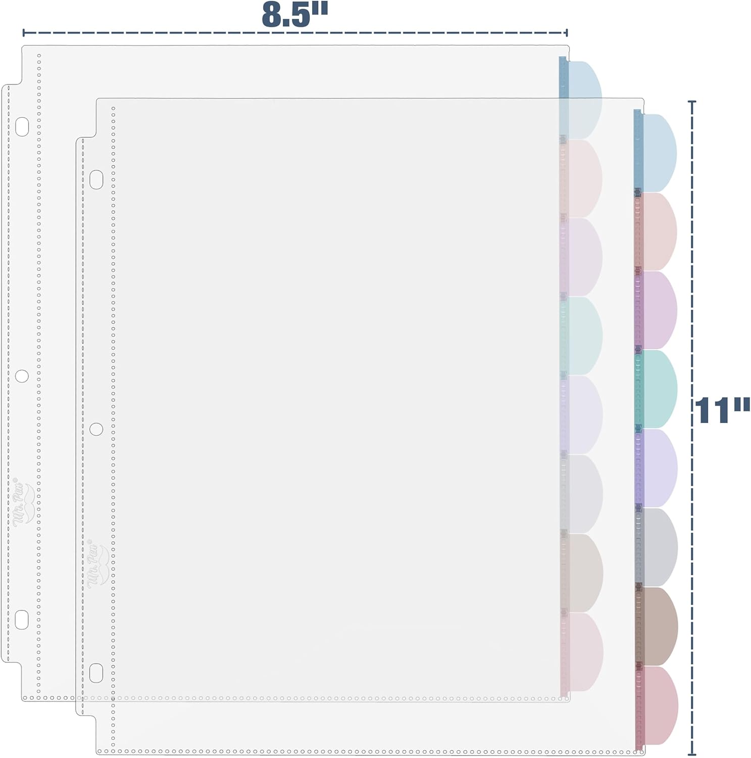 A4 Clear Sheet Protectors with – Tab Divider A4 recenzja i cena