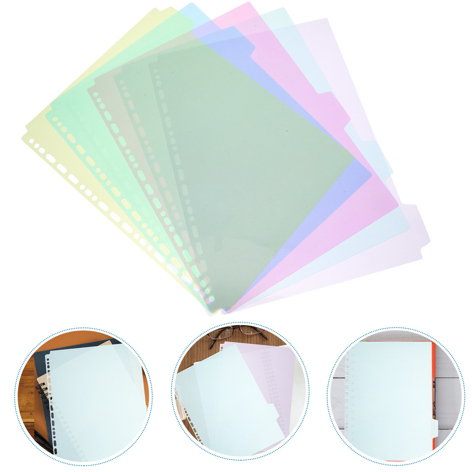 6Pcs Tabbed Binder Divider She – Tab Divider A4 recenzja i cena