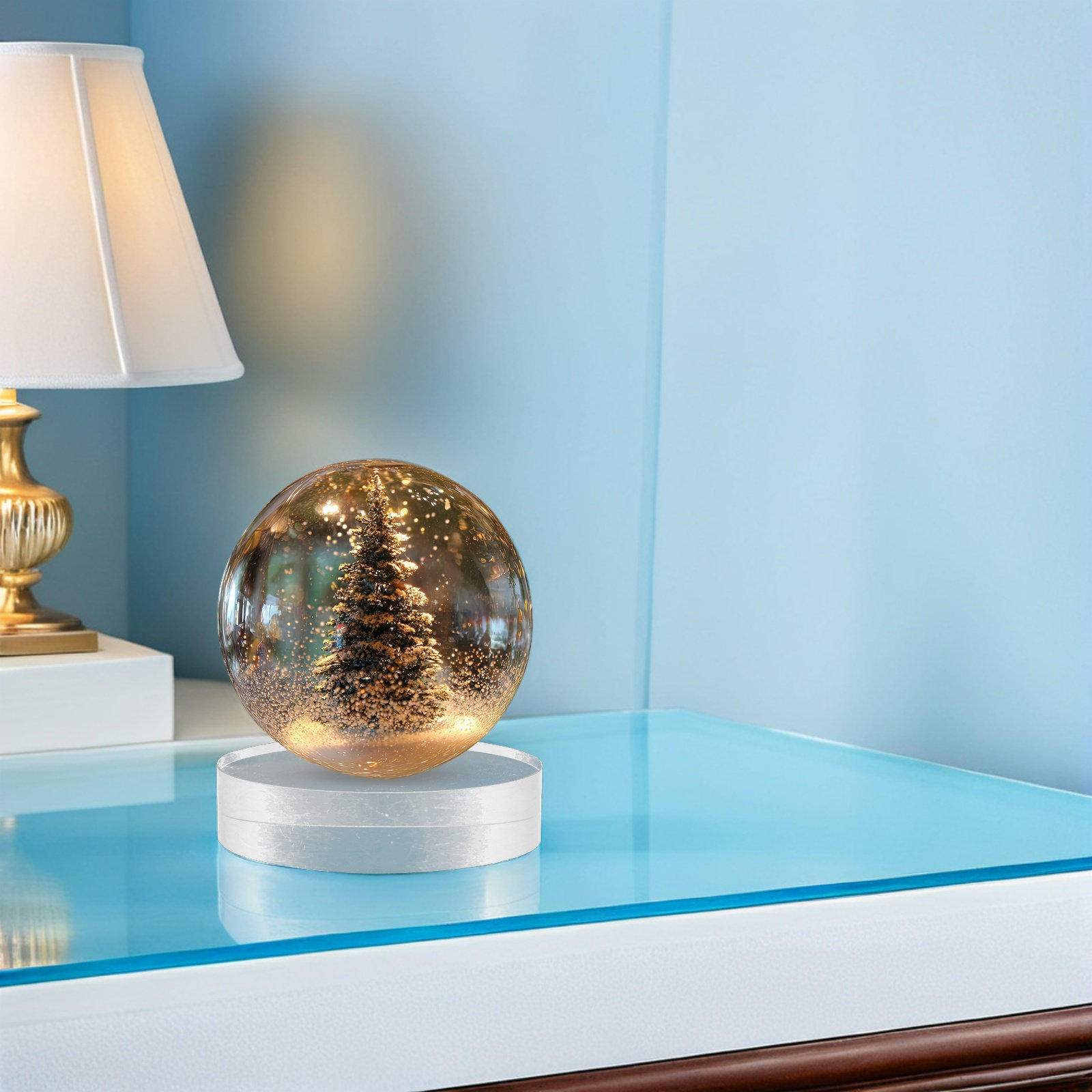 2Pcs Round Crystal Decorative  – Book Weight Glass recenzja i cena