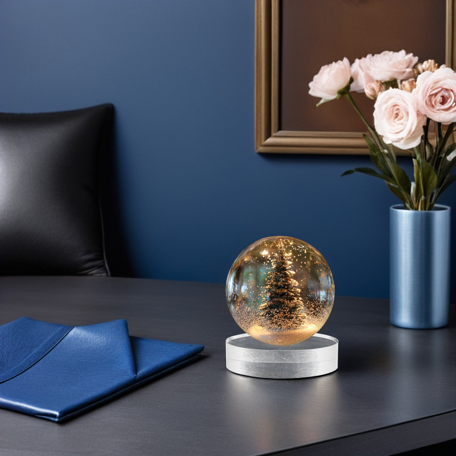 2Pcs Round Crystal Decorative  – Book Weight Glass recenzja i cena