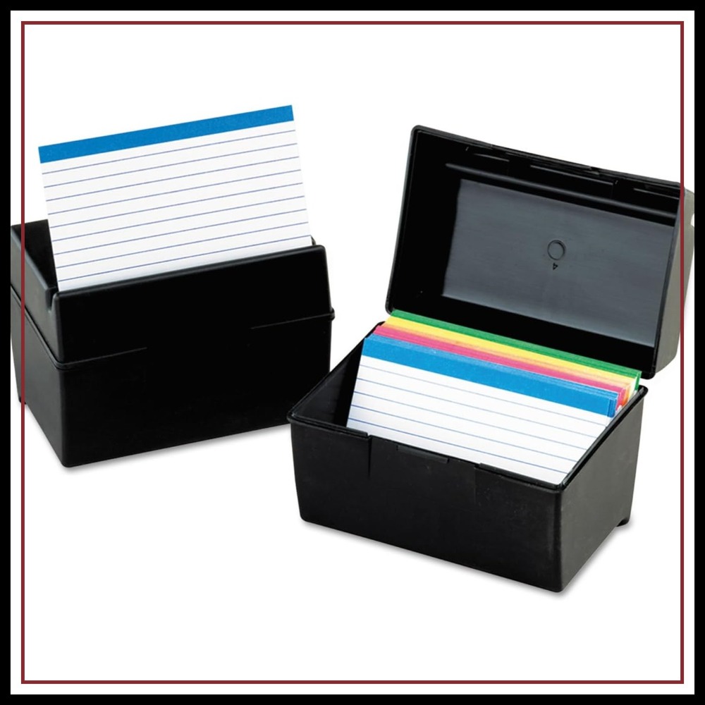 Plastic Index Card Box, 4x6 In – Card Index Box recenzja i cena