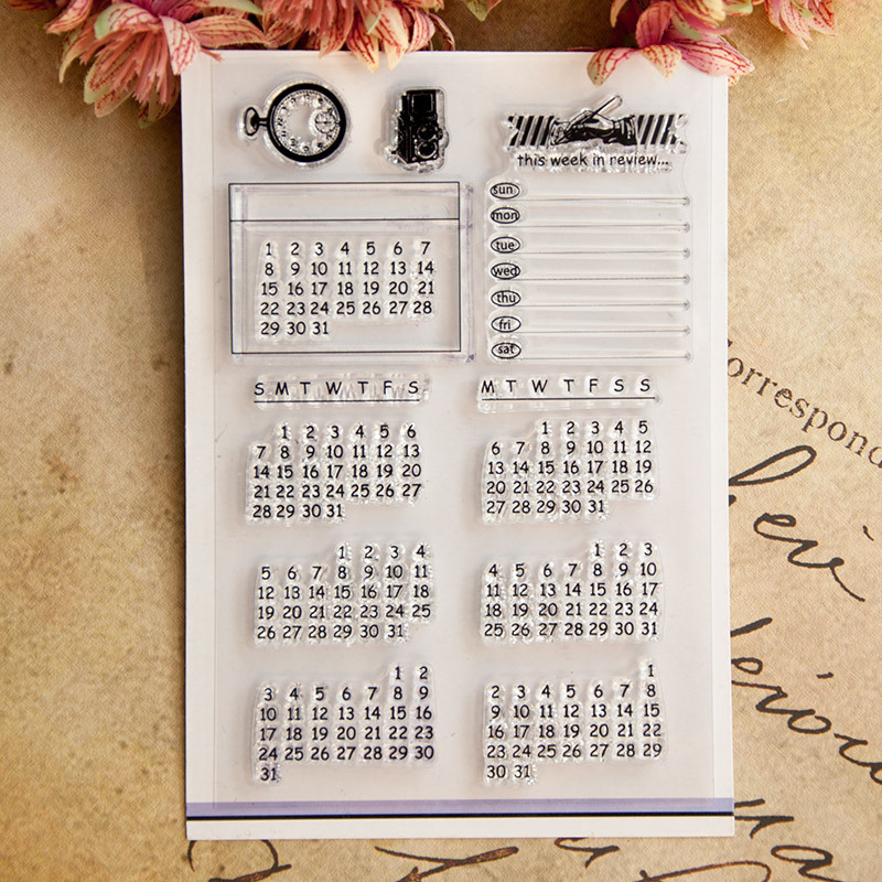 Date Week Month Number Symbol  – Rubber Date Stamp recenzja i cena
