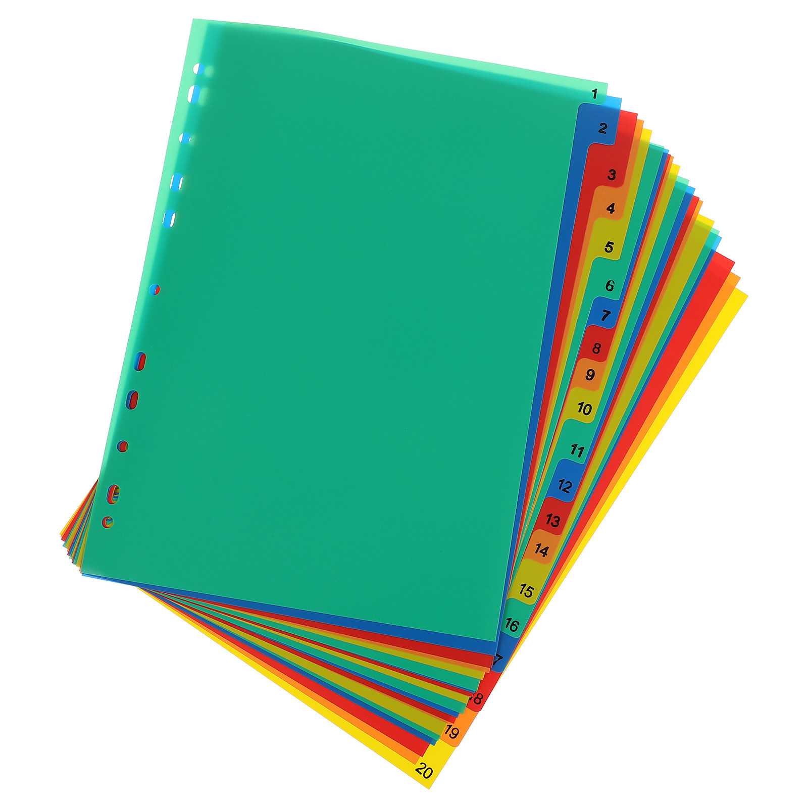 20 Pages A4 Color Printed Plas – Tab Divider A4 recenzja i cena