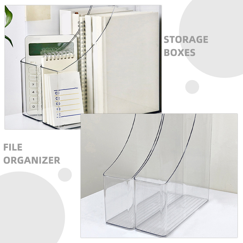 2Pcs Transparent File Organize – Magazine Holder Rack recenzja i cena