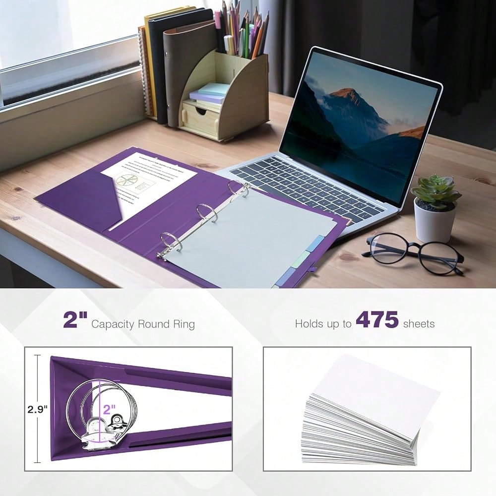 Mini 3 Ring Binder 2 Inch For  – Tab Divider A4 recenzja i cena