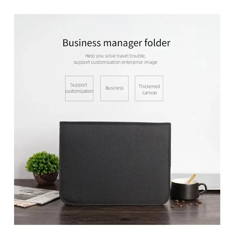 Large Black Business Portfolio – Binder A4 Lever recenzja i cena