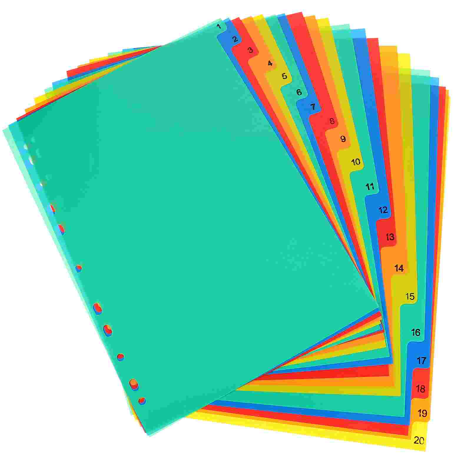 20 Pcs A4 Separated Loose Leaf – Tab Divider A4 recenzja i cena