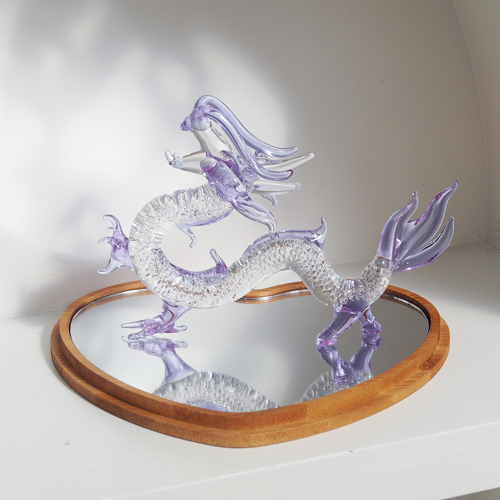Purple Crystal Dragon Figurine – Book Weight Glass recenzja i cena