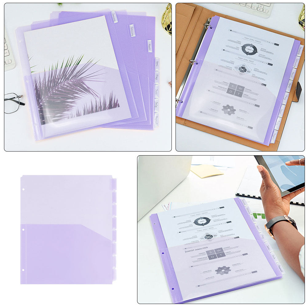2Sets Binder Dividers A4 3-Hol – Tab Divider A4 recenzja i cena