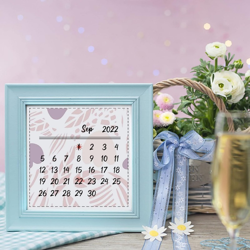 1PC 8.3x5.8in Calendar Clear S – Rubber Date Stamp recenzja i cena