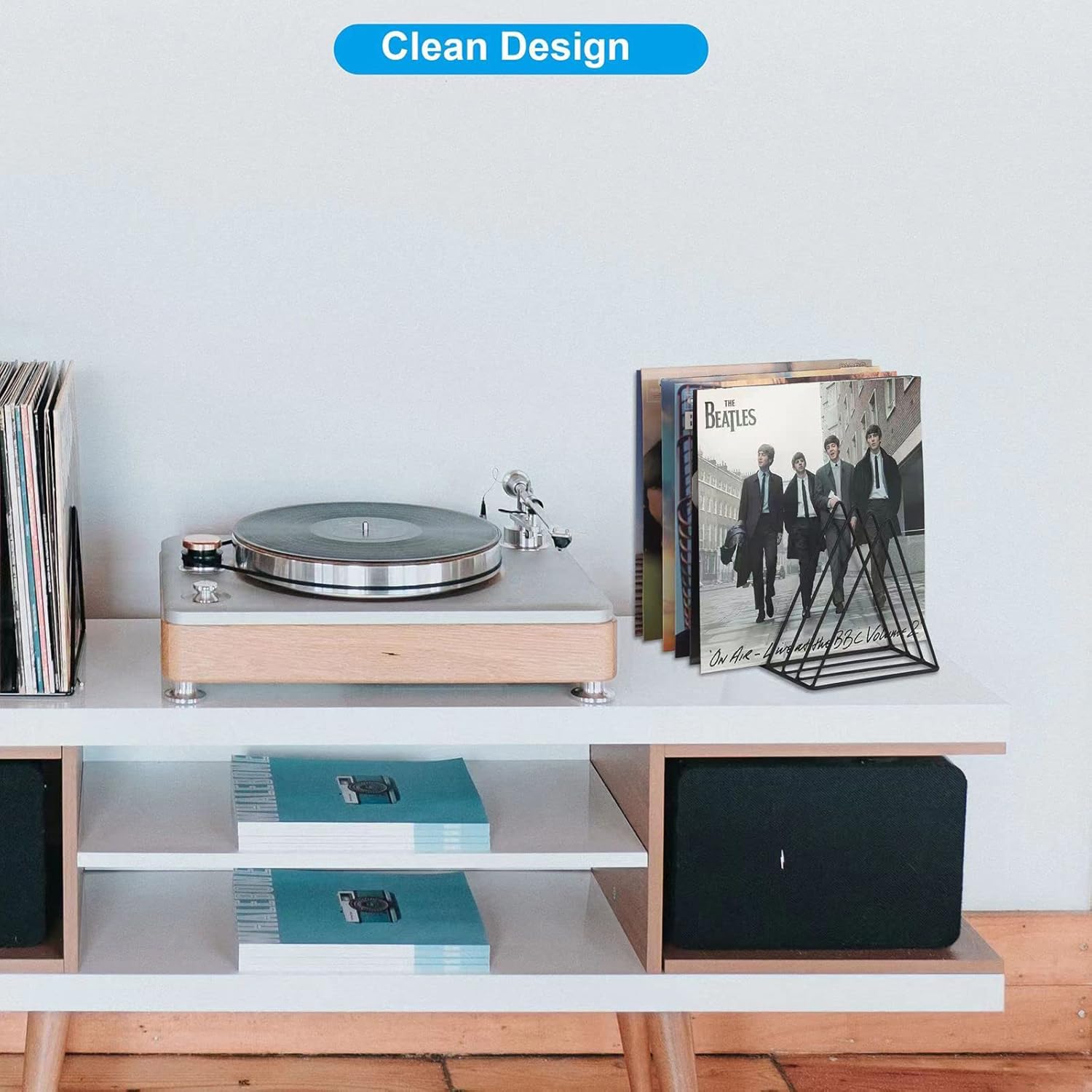 9 Slot Vinyl Record Holder, Tr – Magazine Holder Rack recenzja i cena