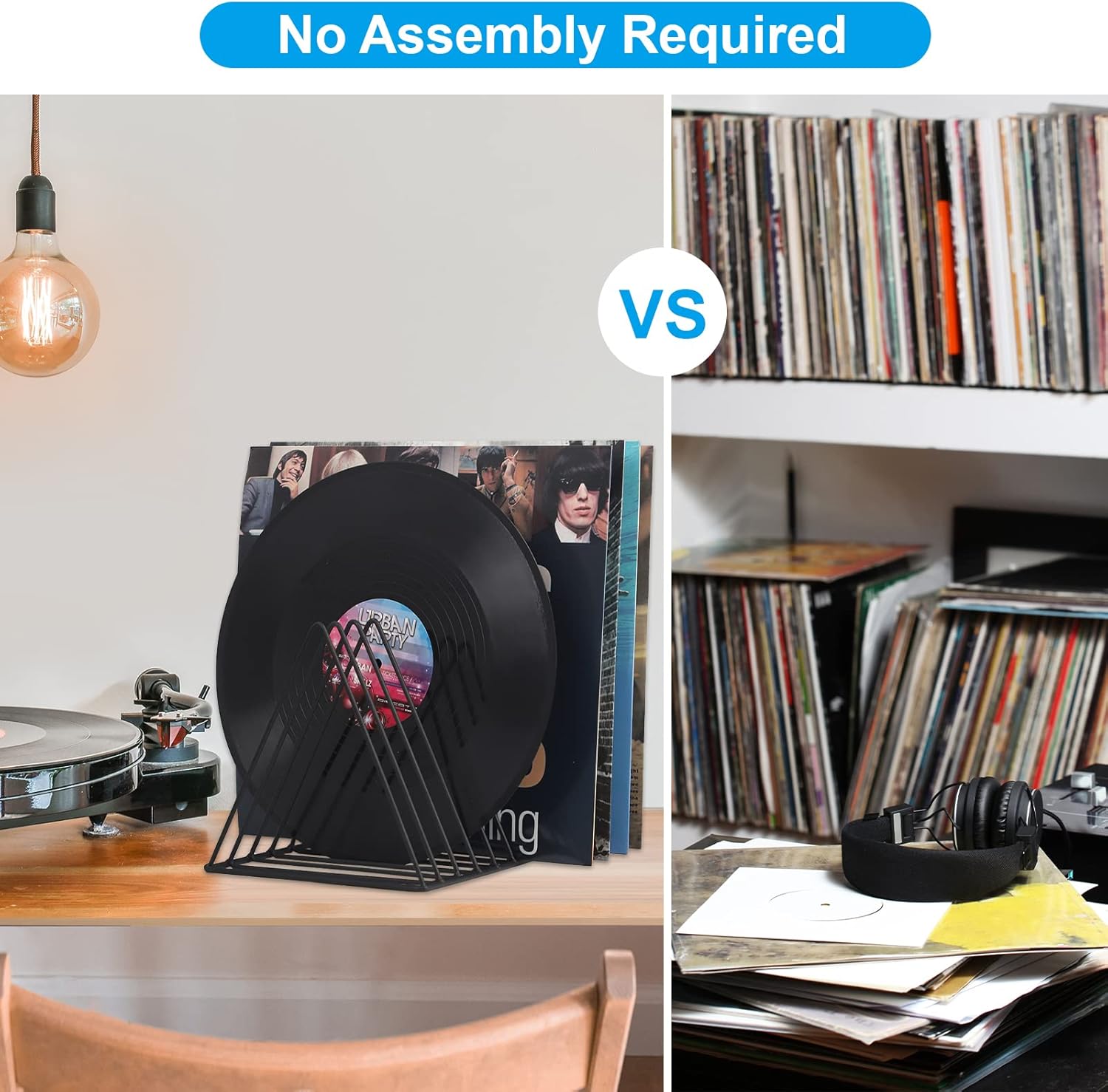 9 Slot Vinyl Record Holder, Tr – Magazine Holder Rack recenzja i cena