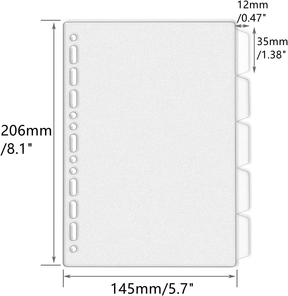 A4 A5 B5 Binder Dividers Gener – Tab Divider A4 recenzja i cena