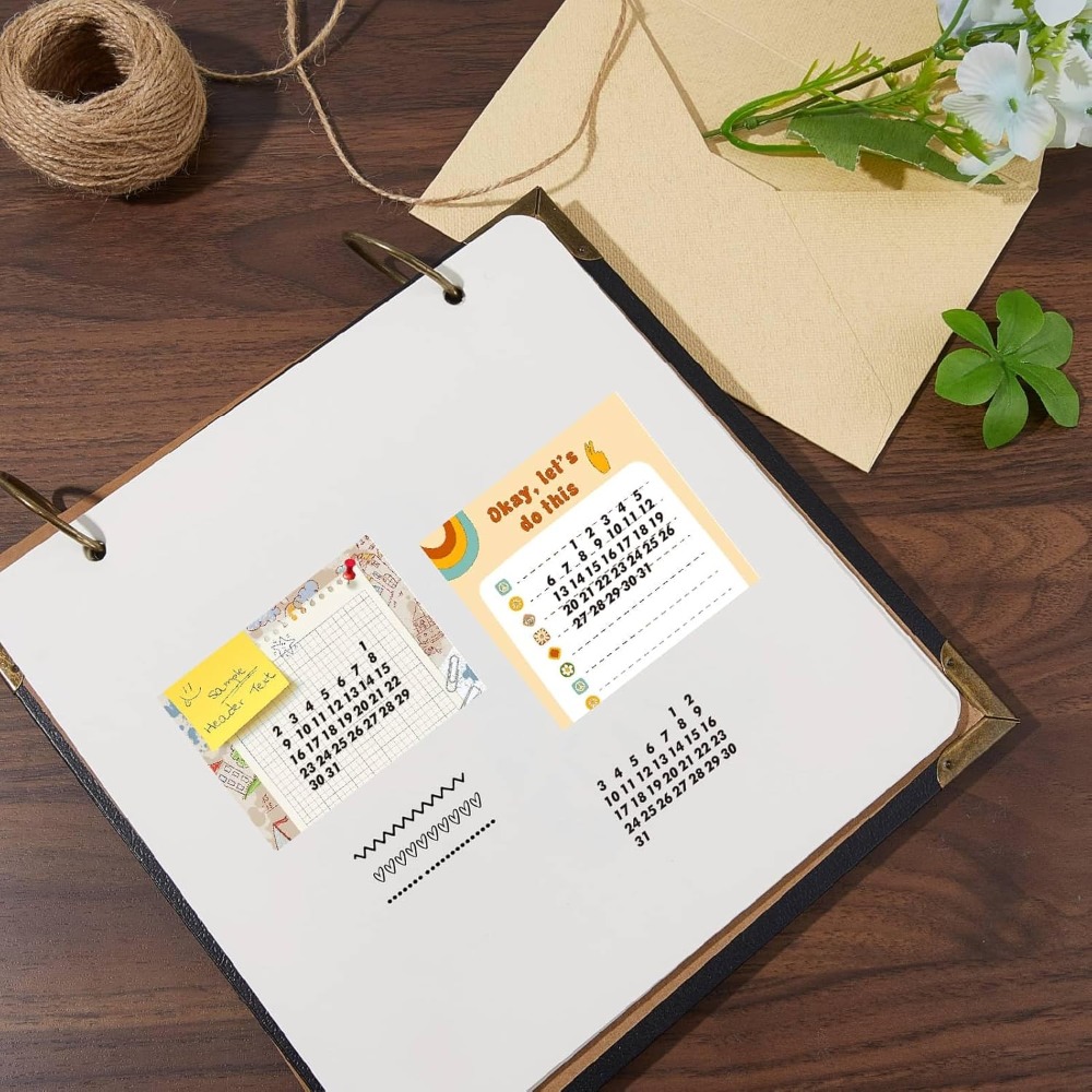 Calendar Date Clear Stamps Vin – Rubber Date Stamp recenzja i cena