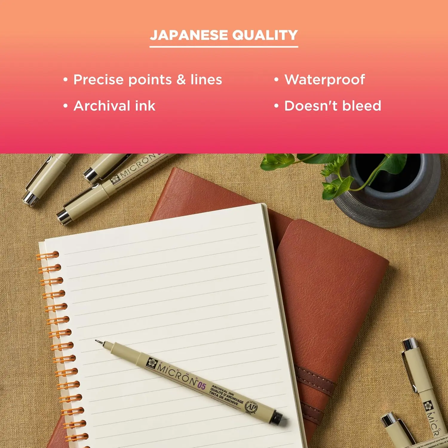 Fineliner Drawing Pens Set, 8  – Archive Box Set recenzja i cena