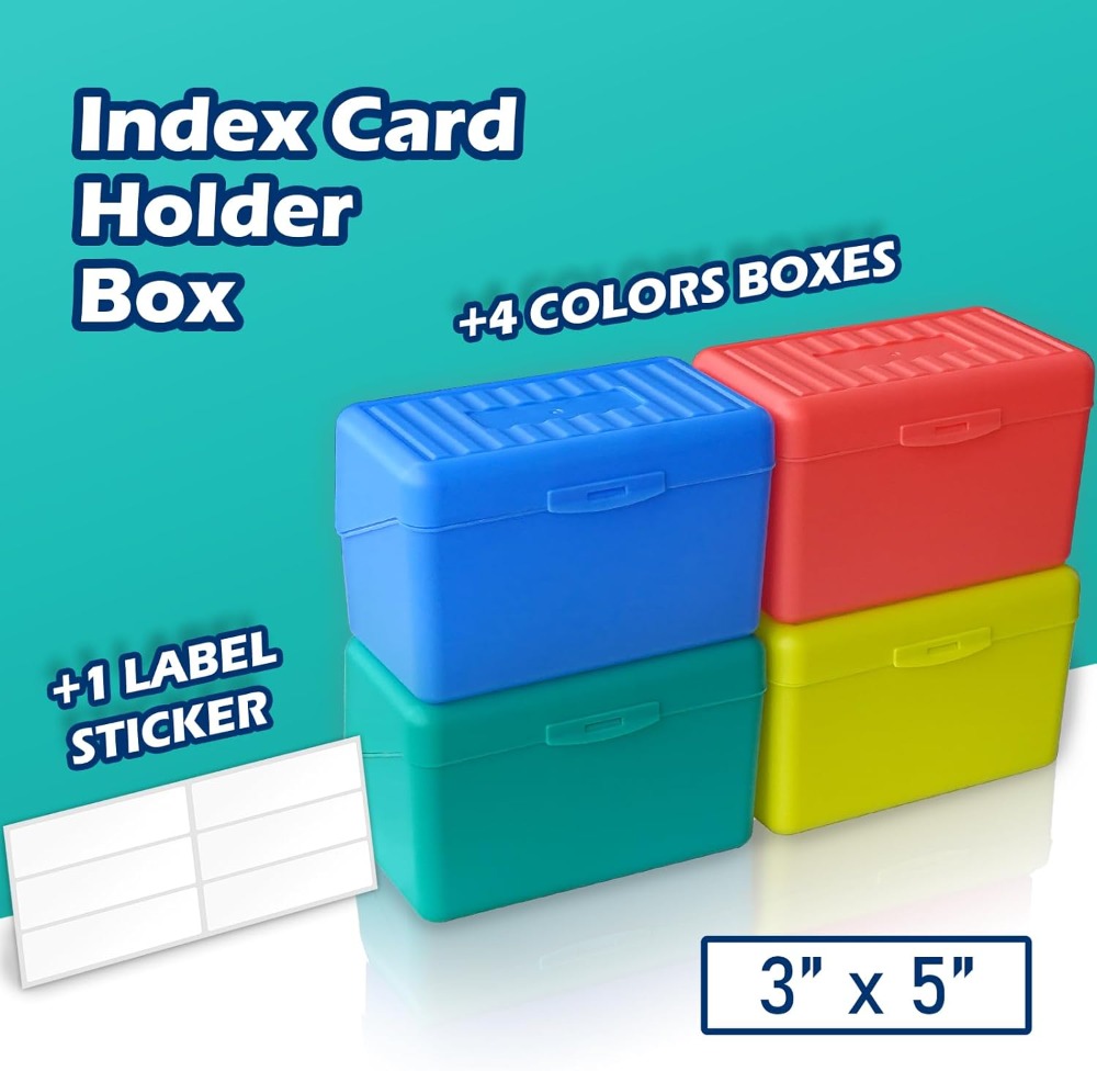 Olivo Index Card Holder Box 3x – Index Card Holder recenzja i cena