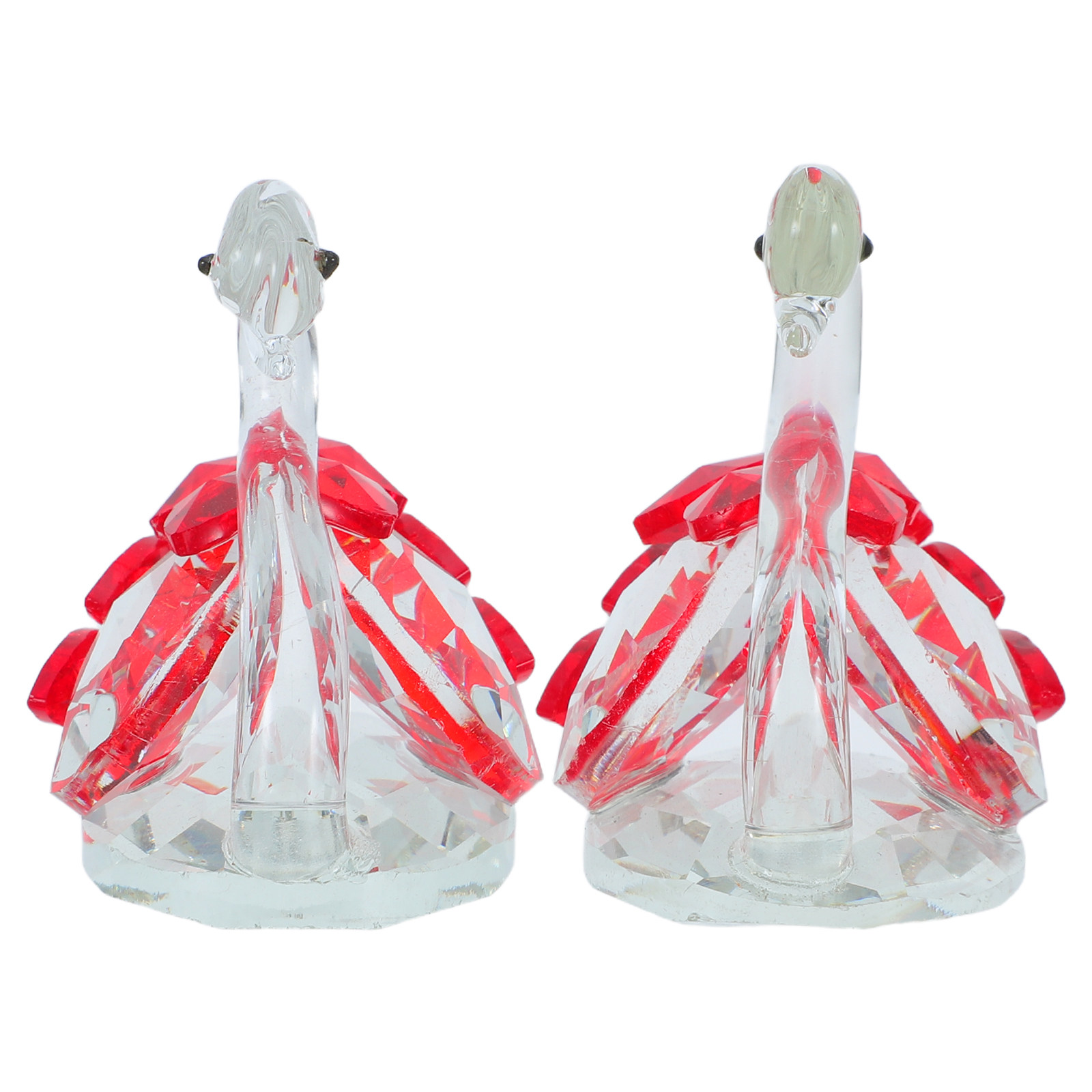 2Pcs Crystal Couple Swan Statu – Paper Weight Crystal recenzja i cena