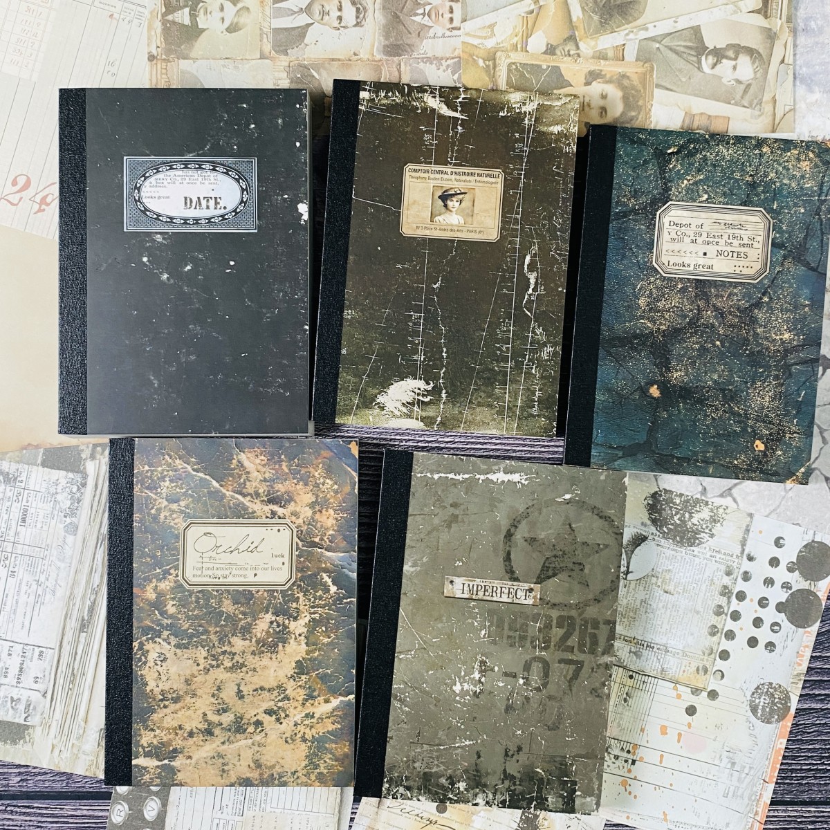 100sheets Vintage Scrapbook Pa – Ink Blotter Paper recenzja i cena