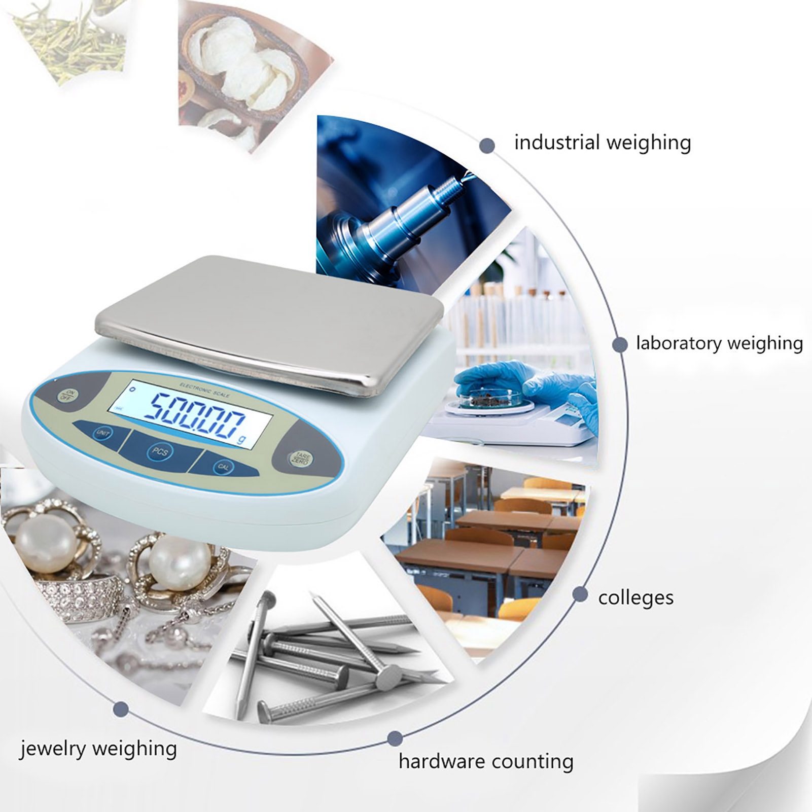 5000g 0.01g Digital Precision  – Tape Dispenser Weighted recenzja i cena