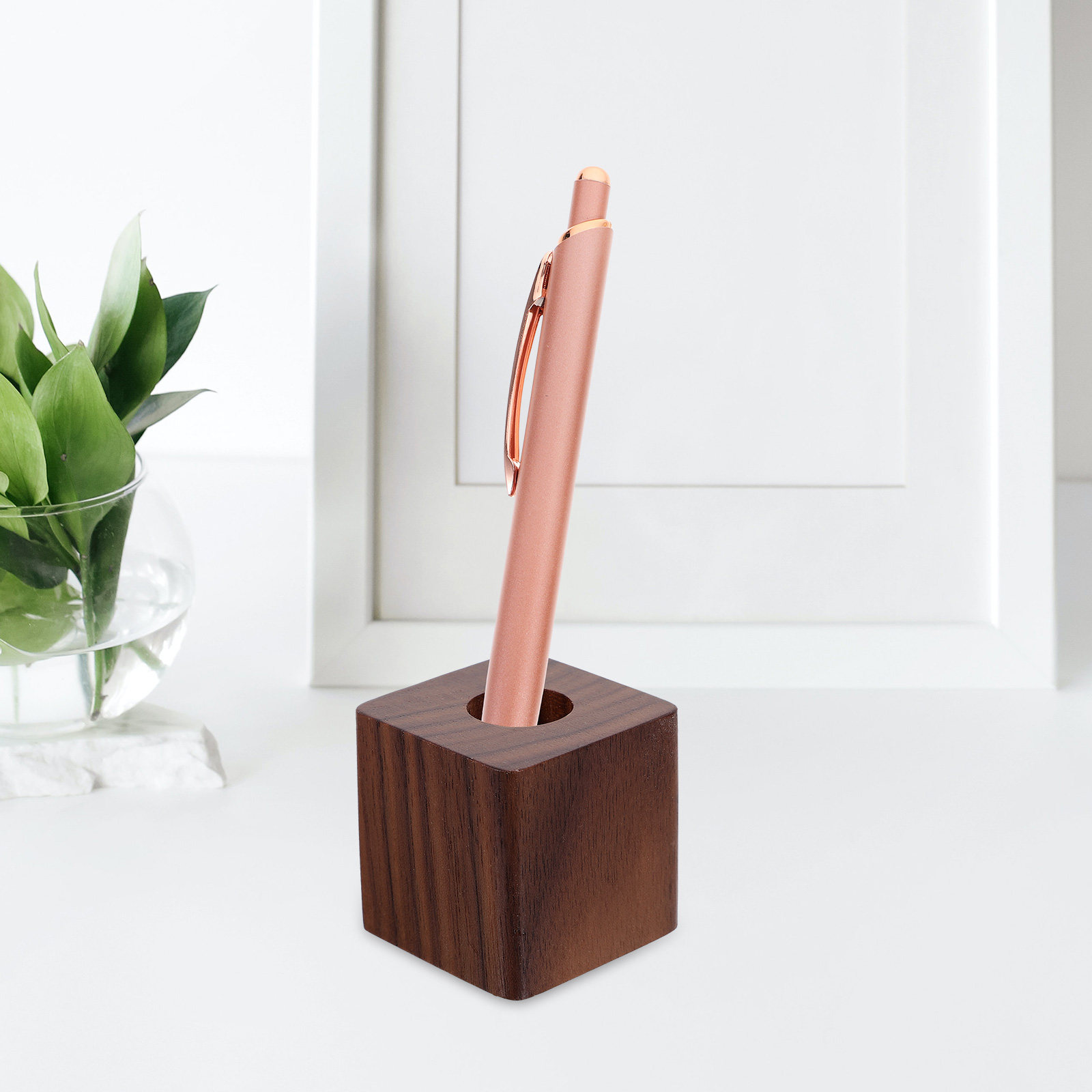 Single Wood Pen Holder Walnut  – Pen Rest Single recenzja i cena