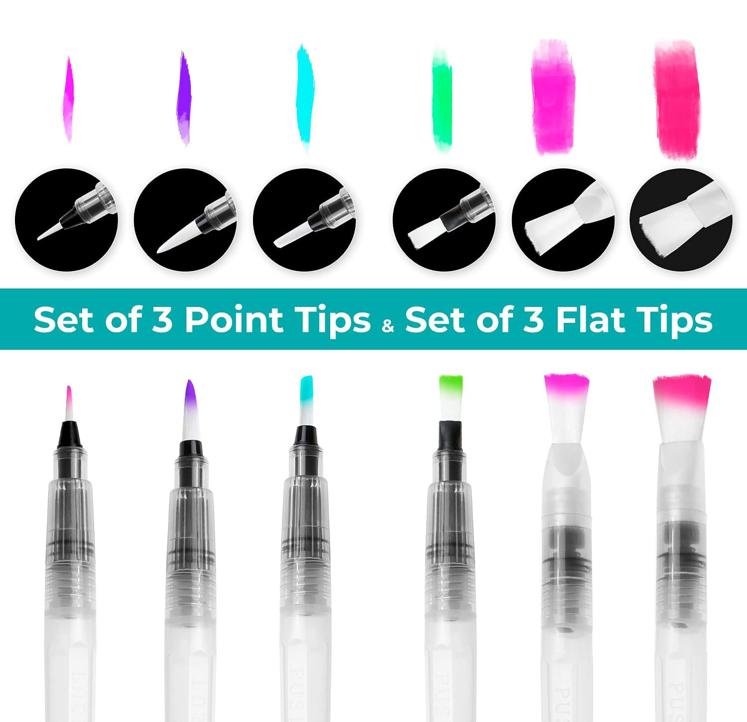 6/12/18pcs Water Color Brush P – Correction Pen Fine recenzja i cena