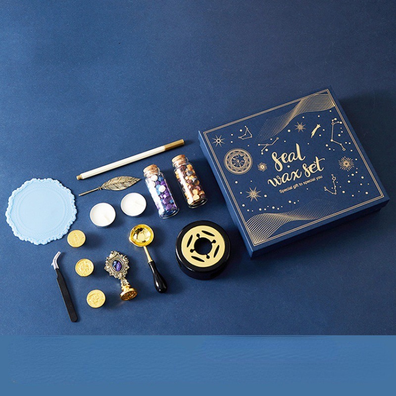 Starry Fire Lacquer Stamp Set  – Wax Seal Stamp Set recenzja i cena
