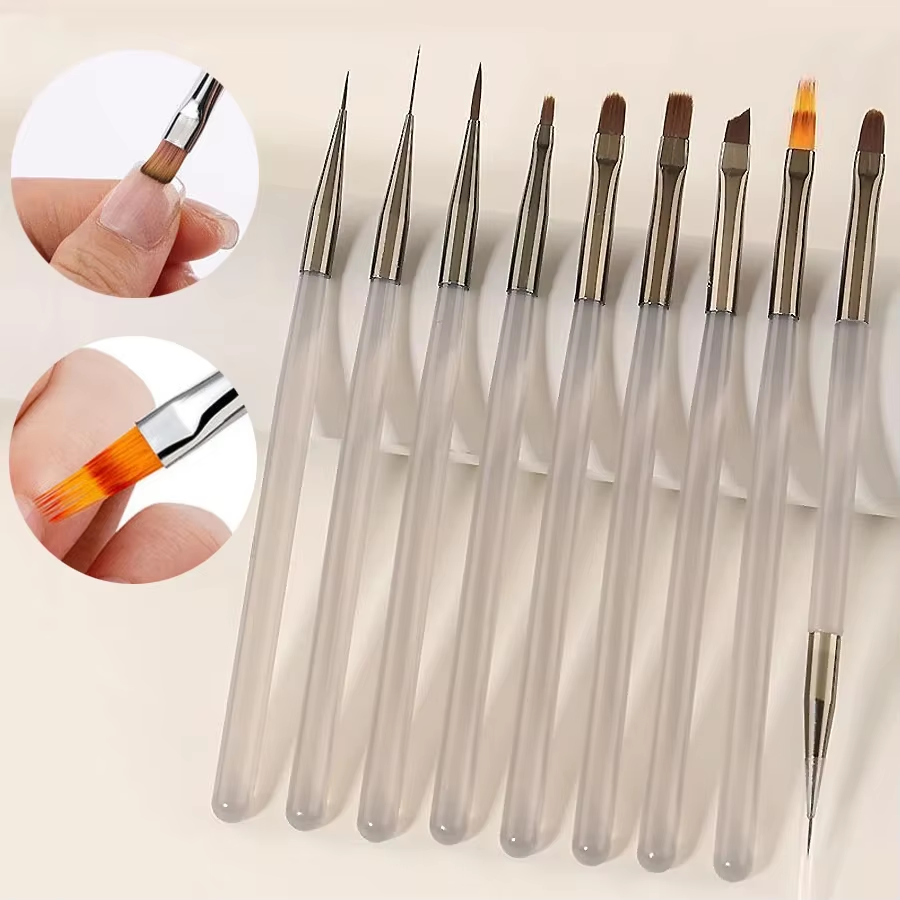 LINMANDA 9 Pack Gray Nail Art  – Gel Refill Pack recenzja i cena
