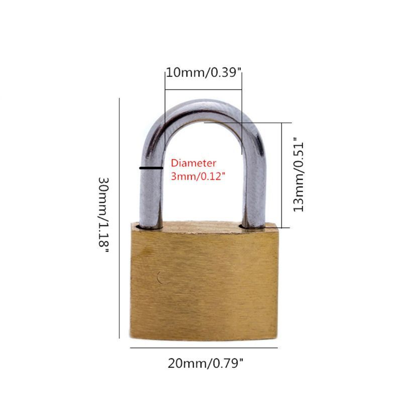 Brass Padlock with Keys, Small – Letter Opener Brass recenzja i cena