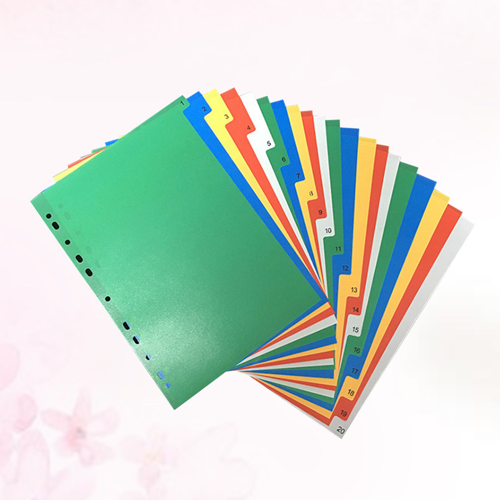 40Pcs A4 Multi-Color Insertabl – Tab Divider A4 recenzja i cena