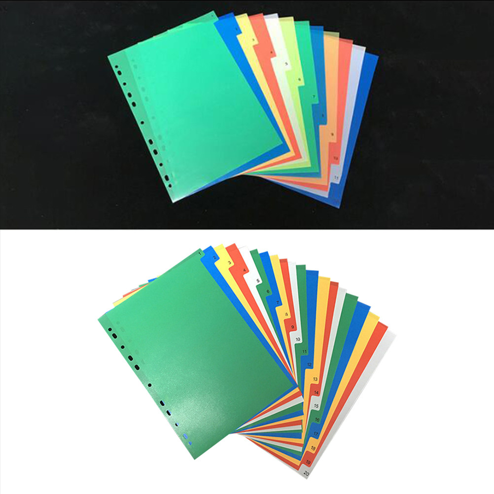 40Pcs A4 Multi-Color Insertabl – Tab Divider A4 recenzja i cena