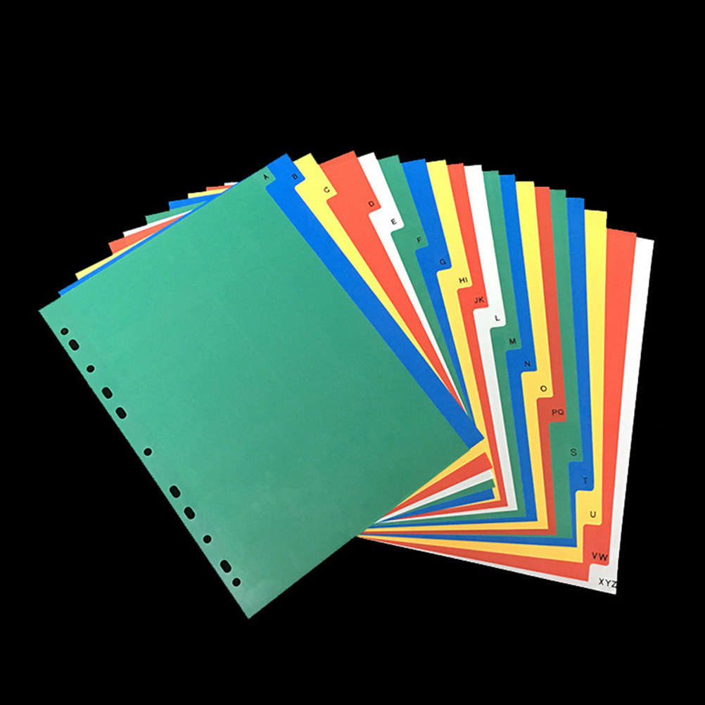 40Pcs A4 Multi-Color Insertabl – Tab Divider A4 recenzja i cena