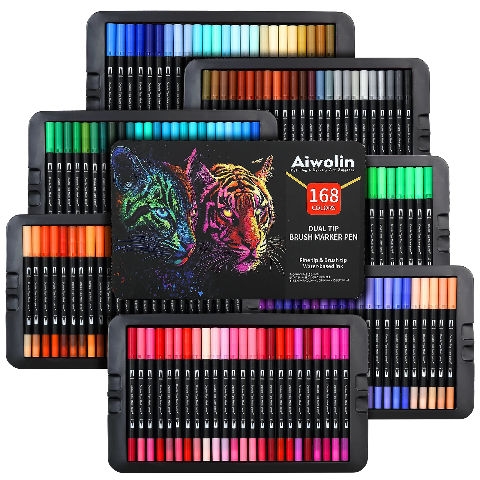 Dual Brush Marker Pens, 168 Co – Correction Pen Fine recenzja i cena